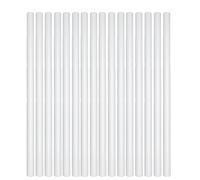 JCKD 16 Piezas Palitos De Soporte De Tartas De Polipropileno (PP) Reutilizables Para Construcción Y Apilado De Pasteles, 24 Cm, Blanco