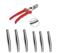 JCKD 6 piezas Muelles de repuesto, Muelles de repuesto para tijeras de jardín, Piezas metálicas de muelles helicoidales para tijeras, Accesorios para podadoras, Piezas para podadoras (6cm/8cm)