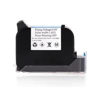 JCKJWL 1 Cartucho de Tinta Compatible JS12 JS12M de 600 dpi y 12,7 mm for Impresora de inyección de Tinta portátil, Cartucho de Tinta ecosolvente de Secado rápido. Impresión multiformato(Green)