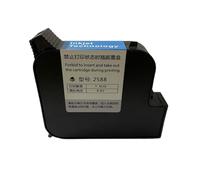 JCKJWL 2588 Cartucho de Tinta de Boquilla Grande de 25,4 mm con Alta adherencia y Propiedad de Secado rápido for impresoras de inyección de Tinta Codificación Multifuncional (Blue)
