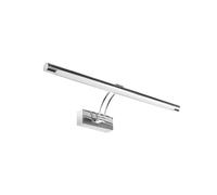 JCKJWL Aplique de pared LED for interiores, 8 W, 12 W, moderno aplique for cuadros, CA 90-260 V, iluminación for baño sobre espejo, color negro y plateado. Flexible(Warm2700-3500K,SILVER_40CM)