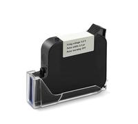 JCKJWL Cartucho de Tinta Negro de Alta adherencia G1309S+ Tintas Impermeables de Secado rápido sin cifrar solvente de 25,4 mm Codificación Multifuncional (5 PCS)