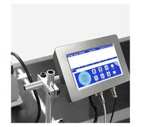 JCKJWL Impresora de Etiquetas de Doble Boquilla de 25,4/50,8 mm, Impresora de inyección de Tinta en línea, código QR, Fecha, número de Lote Impresión multiformato(2x25.4mm-2 nozzles)