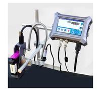 JCKJWL Impresora de inyección de Tinta Continua automática en línea T4 de 12,7 mm for cartón, plástico, Metal, Fecha, número, Logotipo, código Impresión multiformato(5 Inch Printer)