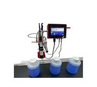 JCKJWL Impresora de inyección de Tinta en línea automática de 12,7 mm, máquina de impresión con codificación, impresión de Fecha de caducidad for Texto Codificación Multifuncional