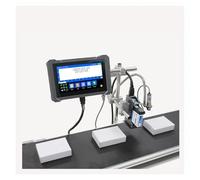 JCKJWL Impresora de inyección de Tinta en línea U7PLUS, Boquilla de 12,7/25,4mm, Impresora de inyección de Tinta térmica Industrial, Logotipo Codificación Multifuncional (25.4mm Without Ink)