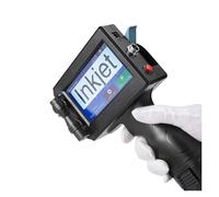 JCKJWL Impresora de inyección de Tinta portátil de 12,7mm, código de Barras QR, número de Lote, Fecha de caducidad, Impresora de Etiquetas, a, 25 Idiomas, no cifrado Impresión multiformato(Model3)