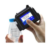 JCKJWL Impresora de inyección de Tinta portátil for Etiquetas Mini, máquina de codificación de Caracteres, Patrones y Fecha de producción, Tinta Permanente Impresión multiformato(Printer - 2 Ink)