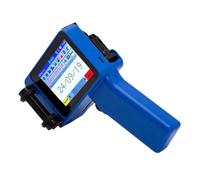 JCKJWL Impresora de inyección de Tinta portátil multilingüe de 12,7 mm con Texto, código QR, número de Lote, Logotipo, Imagen y Fecha Impresión multiformato(Printer-2 Black Ink)