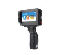 JCKJWL Impresora de inyección de Tinta portátil S60, Impresora de inyección de Tinta automática con número de Lote de código QR for envasado de Alimentos pequeños Impresión multiformato