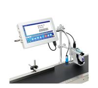 JCKJWL Impresora de inyección de Tinta térmica Industrial en línea 170Plus de 12,7/25,4 mm con Texto, código de Barras QR, número de Lote, Logotipo y Fecha Impresión multiformato(25.4mm with 1 Ink)