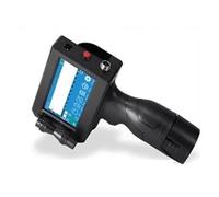 JCKJWL Impresora de inyección de Tinta térmica portátil, 28 Idiomas, número de Fecha, Logotipo, Etiqueta de Fecha de caducidad, cartón de plástico Impresión multiformato(Printer 1premium Ink)