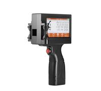 JCKJWL Impresora térmica de inyección de Tinta portátil YS300 de 12,7 mm con código, Fecha, número, Logotipo, Fecha de caducidad, Etiqueta, cartón de plástico, Chorro Manual Impresión multiformato