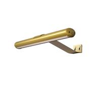 JCKJWL Lámpara de pared inalámbrica con control remoto, luz LED for pintar cuadros, lámpara de lectura con batería recargable por USB for sala de estar Flexible(Golden 4000 mAh)