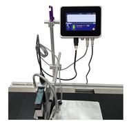 JCKJWL Máquina codificadora automática de 150S, 12,7 mm, 24 Idiomas, Impresora de máscaras con Fecha de caducidad Impresión multiformato(5 Inch Printer 1ink)