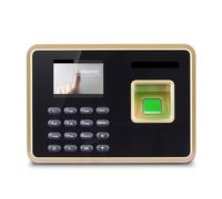 JCKJWL Máquina de Asistencia Máquina de Tarjetas Perforadas Reconocimiento de Huellas Dactilares de empleados Máquina biométrica de Asistencia de empleados con Soporte multilingüe y de Personal