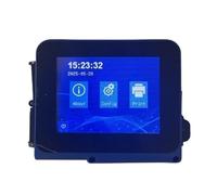 JCKJWL Mini Impresora de inyección de Tinta portátil de Mano, 12,7 mm, código de Barras QR, Lote, Fecha, número, Logotipo, Fecha de caducidad Impresión multiformato(Blue Ink Cartridge)