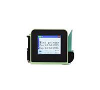 JCKJWL Mini Impresora De Inyección De Tinta Térmica Portátil, 12,7mm, con Pantalla Táctil De 2,4 Pulgadas, 23 Idiomas For Código, Fecha, Logotipo Codificación Multifuncional
