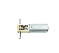 JCKJWL Motorreductor Mini de CC de 3 V, 6 V, 12 V, Eje Simple, Doble y Largo, 4 RPM-381 RPM, motorreductor de Metal de Alto par y Velocidad Lenta Rápido y Sensible(C 13RPM-53RPM,Dual Shaft)