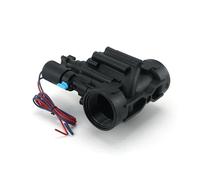 JCKJWL Válvula Solenoide Normalmente Cerrada de 1/2 ", 3/4", 1 ", 2", válvula de Nailon for Agua DN32 DN40 for riego de paisajes de Jardines y Granjas Rápido y Sensible(1-1/2",AC24V)