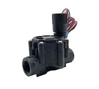 JCKJWL Válvula Solenoide Normalmente Cerrada de 1/2 ", 3/8", 3/4 ", 1", válvula de Nailon de 12V y 24V for riego de Jardines y Granjas Rápido y Sensible(3/8",110)