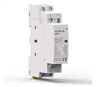 JCLPJBYJI Contactor CA Modular HCH8s-25, 25 A, 2 Polos, NA, NC, 1, 50 Hz, CC, 24 V, 110, 220, contactor automático doméstico, Tipo riel DIN(2P 25A 1NO1NC DC24V)