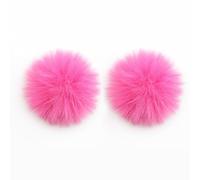 JCMOYUTY Parabrisas para Hollyland Lark A1 mini micrófono inalámbrico, paquete de 2 unidades, color rosa intenso, peludo de espuma Deadcat