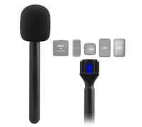JCMOYUTY Soporte magnético para micrófono DJI Mic Mini, Mic 1, Mic 2, mango portátil para Rode Wireless Micro, GO 2 II, ME, Pro Wireless Lav Micrófono Entrevista Adaptador de montaje de mango de mano