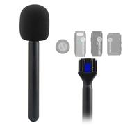 JCMOYUTY Soporte para micrófono de mano magnético Hollyland LARK M2 M2S M1 MAX C1 150 Adaptador de micrófono Lavalier inalámbrico con mango de entrevista