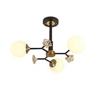 JCNAGXY 12 Lights Chandelier Nordic Ceiling Light Fixture Sputnik Mid Century Pendant Lighting Fixture for Kitchen Dining Room Living Room Foyer-Frosted White. 6 Lights