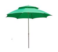 JCNAGXY 2.2m Garden Parasol Double-Layer Sun Umbrella Outdoor Fishing Waterproof & Anti-UV Sunshade Parasols, Polyester Cloth