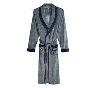 JCNAGXY Bathrobe Flannel Man Basta de baño para el aderezo de camisón de la túnica Tibia.
