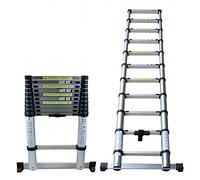 JCNAGXY Escalera de extensión de Aluminio Industrial para Tienda de campaña de Techo RV de 26 pies/23 pies/20 pies/18.5 pies/16.5 pies/15 pies/10 pies/8.5 pies, escaleras telescópicas de extensión de