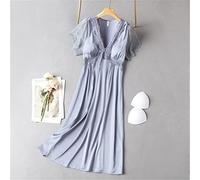 JCNAGXY Female Pajamas Sets Summer For Women Casual Turn-Down Collar Shirt Long Sleeve Top Long Pants Sleepwear