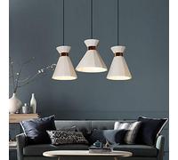 JCNAGXY Indoor Chandelier, Cement Natural Color Pendant Light，Creativity Height Adjustable Hanging Light Personality Geometric E- Pendant Lamps for Study Room, Balcony, Coffee Shop, Hotel