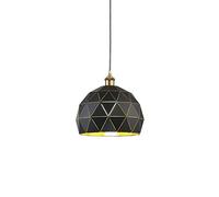 JCNAGXY Indoor Chandelier, Creative Hollow Iron Pendant Lamp, V-intage Chandelier, Metal Lamp Shade, Ceiling Single Head Hanging Light, Restaurant Bar Decoration Lighting Fixture