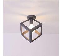 JCNAGXY Indoor Chandelier, Grey Cast Iron Intelligent LED Human Body Induction Lamp, Ceiling Lamp In Three Shapes, Ceiling Lamp In Bedroom Kitchen Corridor Balcony Entrance Porch Cloakroom, Thread, 3