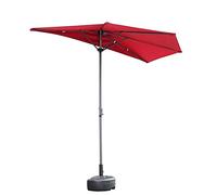 JCNAGXY Parasols 7' Patio Round Table Umbrella Outdoor Market Umbrella, 70% UV Resistant Polyester Fabric & Solid Wood Bracket Outdoor Parasol Outdoor Parasols