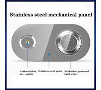 JCNAGXY Safe All-Steel Double-Layer Mechanical Code Lock with Key Safe Can Be Placed In The Closet Strong Smart Home Safe