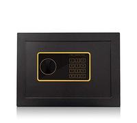 JCNAGXY Safe, Fireproof Waterproof Safe Safes All Steel Anti-Theft Safe, Black Household 25CM into The Wall Safe Office/Home/Hotel Electronic Password Safty Deposit Safe Cabinet f (Bla
