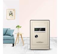 JCNAGXY Safe,Home Safe, Electronic Home Safe Smart Fingerprint Bedside Table All Steel Small Safe Office Anti-Theft Key and Password Cabinet (Color : Gray)