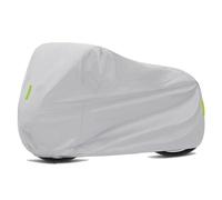 JCPDN Motos Funda para Harley Davidson Sportster 883 1200, Personalizable Cubierta Motocicleta Impermeable Portátil Lona Todas Las Estaciones Accesorios Piezas,Silver