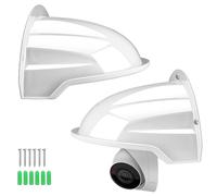 JCRWXP 2 Piezas Tapo Exterior Tapo Camara, el Plastico Protector de Cámara Exterior con Cubierta para Lluvia de Vigilancia, Protección contra la Lluvia para Cámaras Tipo Bala y Domo