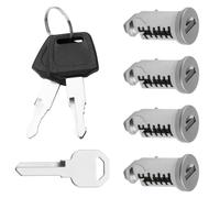 JCSJK Núcleos de cerradura para Thule, 4 unidades Thule, sistema de llaves compatible con piezas de repuesto Thule, 2 llaves y 1 cierre de control