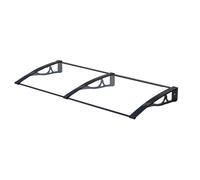 JCSRYD Marquesina Puerta Exterior, Modernos Toldos de Policarbonato para Puertas Delanteras, Techo Exterior Lluvia de Patio con Protección UV, Lluvia y Nieve(50 * 200cm/20 * 79in)