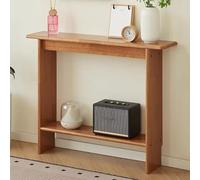 JCSRYD Mesa Consola Recibidor y Mesa de Entrada para Pasillo, Mueble de Sofá Estrecha Detrás del Sofá, Consola Entrada para Entrada, Salón, Corredor(Natural,80cm/31in)