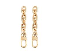 JCUGSBS 2 Unids Bolsa Extensor Cadenas Aleación Monedero Cadena Correa 13cm Dorado Crossbody Bandolera Correa Extensor Cadenas con Anillo Conector para Bolsa Accesorios de Reemplazo