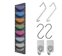 JCUGSBS Organizador de Gorras para Pared Colgador de Gorras de Fieltro con 6 ganchos metálicos Soporte para Colgar 7 Gorras Perchero para Gorras de Béisbol para Armario Puerta