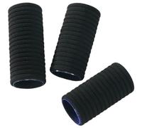 JCVBN - 50/100 bandas de pelo negras para mujeres y niñas, banda de goma elástica para el pelo, coleteros para coletas