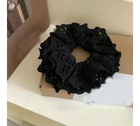 JCVBN - Anillo de encaje para el pelo de intestino grande, súper hada, hueco, para el intestino graso, Lolita, lazo para el viento, cuerda para el pelo femenino